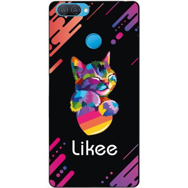 

Силиконовый бампер чехол Candy для Oppo A12 с рисунком Likee