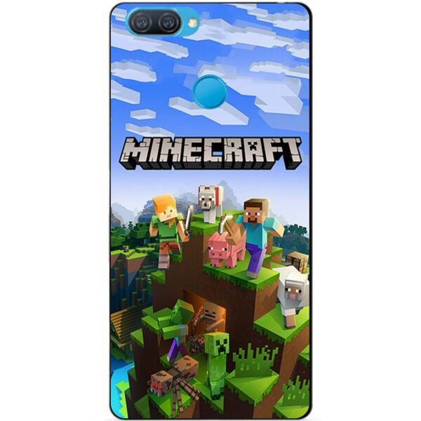 

Силиконовый бампер чехол Candy для Oppo A12 с рисунком Minecraft