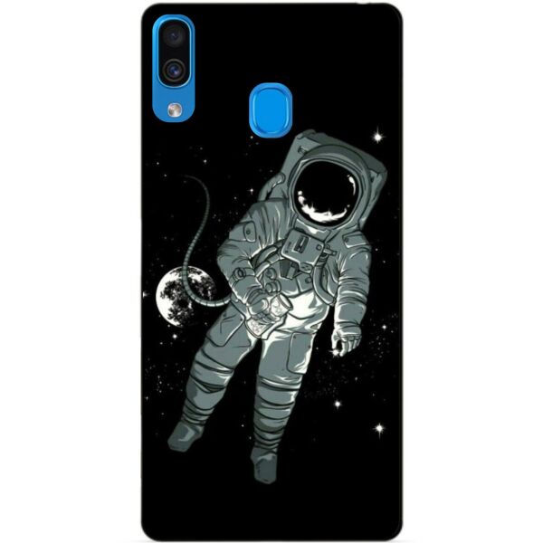 

Бампер силиконовый чехол Candy для Samsung A30 2019 Galaxy A305f с рисунком Скафандр