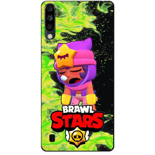 

Силиконовый чехол бампер Candy для ZTE Blade A7 2020 с Героем Brawl Stars Сэнди