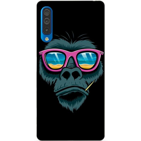 

Силиконовый чехол Candy для Samsung A30s 2019 Galaxy A307f с рисунком Обезьяна в очках