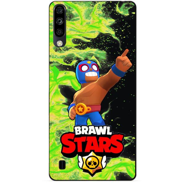 

Силиконовый чехол бампер Candy для ZTE Blade A7 2020 с Героем Brawl Stars Эль Примо
