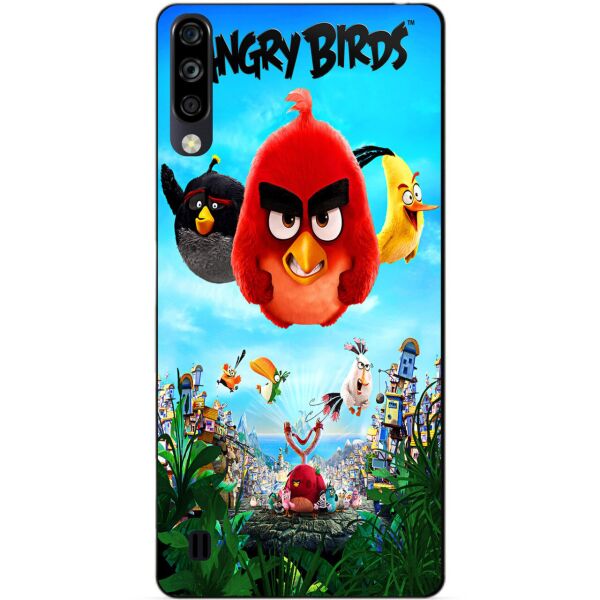 

Силиконовый чехол бампер Candy для ZTE Blade A7 2020 с рисунком Angry Birds