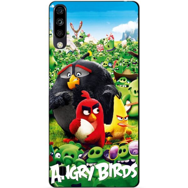 

Силиконовый чехол бампер Candy для ZTE Blade A7 2020 с рисунком Angry Birds Свиньи