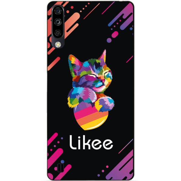 

Силиконовый чехол бампер Candy для ZTE Blade A7 2020 с рисунком Likee