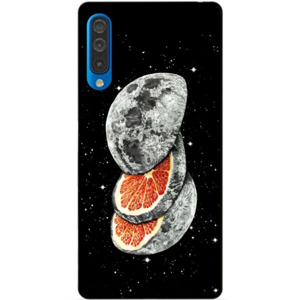 

Бампер силиконовый чехол Candy для Samsung A30s 2019 Galaxy A307f с рисунком Апельсин