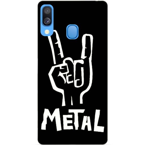 

Силиконовый чехол Candy для Samsung A40 2019 Galaxy A405f с рисунком Metal