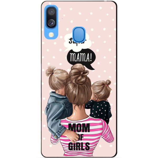 

Силиконовый чехол Candy для Samsung A40 2019 Galaxy A405f с рисунком Mom of girls