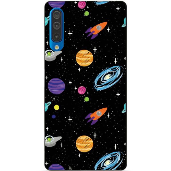 

Бампер силиконовый чехол Candy для Samsung A30s 2019 Galaxy A307f с рисунком Галактики