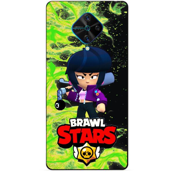 

Силиконовый бампер чехол Candy для Vivo V17 с Героем Бравл Старс Биби