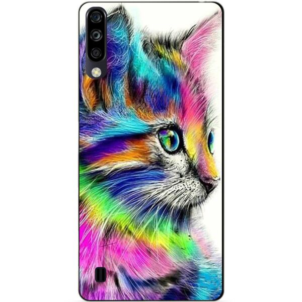 

Силиконовый чехол бампер Candy для ZTE Blade A7 2020 с рисунком Акварельный котик