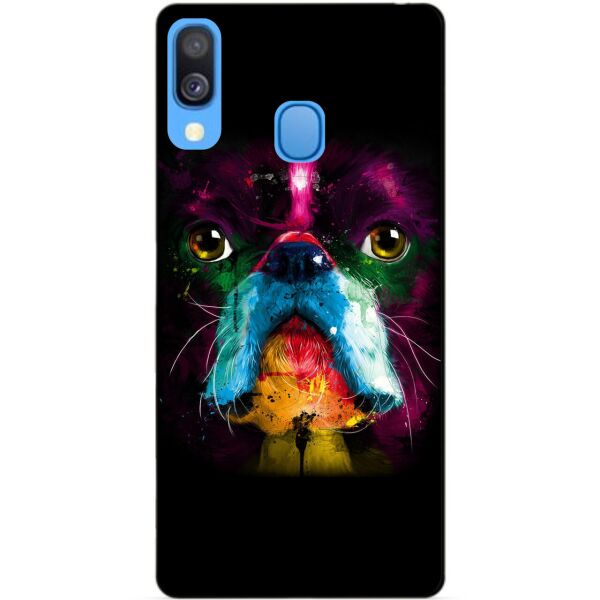 

Силиконовый чехол Candy для Samsung A40 2019 Galaxy A405f с рисунком Бульдог
