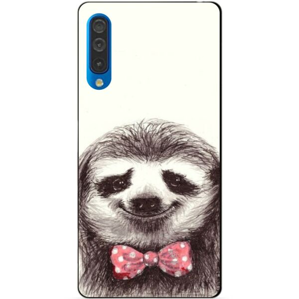 

Бампер силиконовый чехол Candy для Samsung A30s 2019 Galaxy A307f с рисунком Ленивец