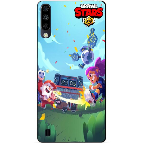 

Силиконовый чехол бампер Candy для ZTE Blade A7 2020 с рисунком Бравл Старс Броулбол
