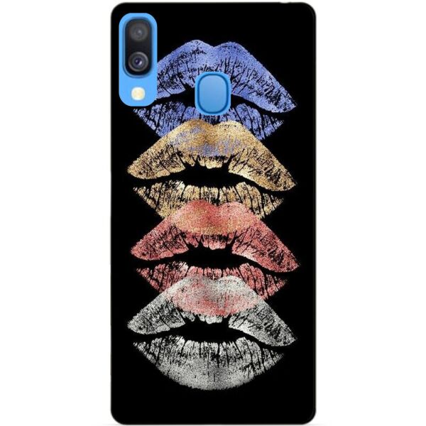

Силиконовый чехол Candy для Samsung A40 2019 Galaxy A405f с рисунком Губы
