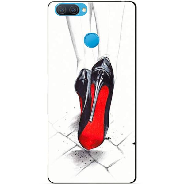 

Силиконовый бампер чехол Candy для Oppo A12 с рисунком Лабутены