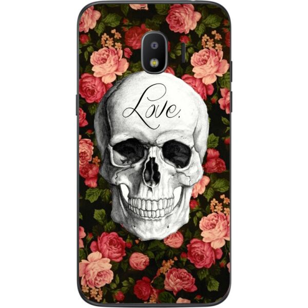 

Силиконовый бампер Candy для Samsung J4 Galaxy J400 с рисунком Череп в цветах