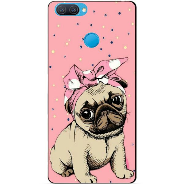 

Силиконовый бампер чехол Candy для Oppo A12 с рисунком Мопс
