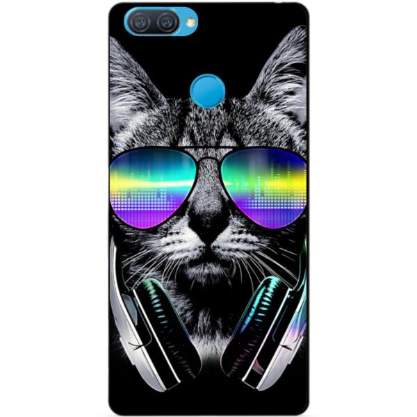 

Силиконовый бампер чехол Candy для Oppo A12 с рисунком Музыкальный кот