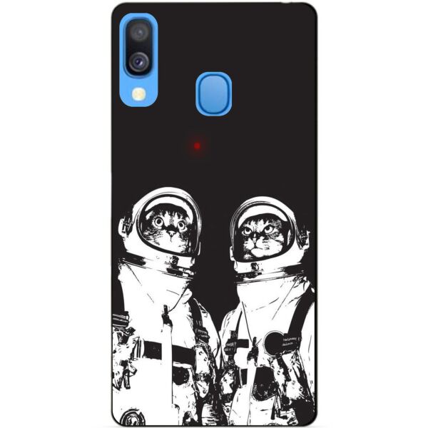 

Силиконовый чехол Candy для Samsung A40 2019 Galaxy A405f с рисунком Коты Астронавты