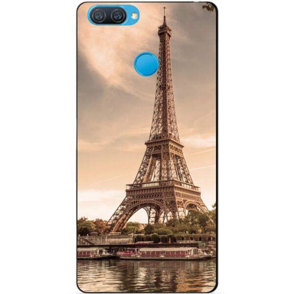 

Силиконовый бампер чехол Candy для Oppo A12 с рисунком Париж
