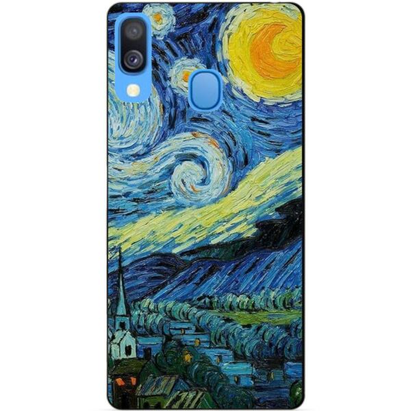 

Силиконовый чехол Candy для Samsung A40 2019 Galaxy A405f с рисунком Лунная ночь