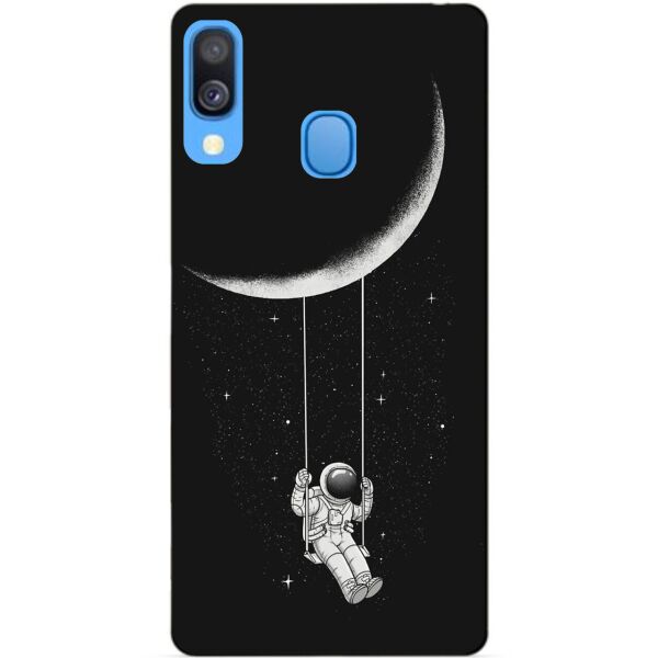 

Силиконовый чехол Candy для Samsung A40 2019 Galaxy A405f с рисунком Лунные качели