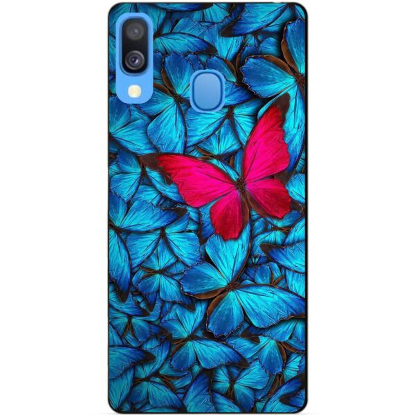 

Силиконовый чехол Candy для Samsung A40 2019 Galaxy A405f с рисунком Мотыльки