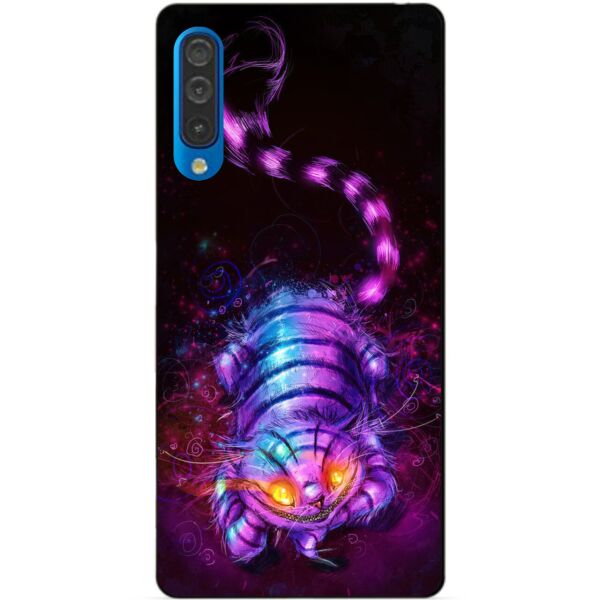 

Бампер силиконовый чехол Candy для Samsung A30s 2019 Galaxy A307f с рисунком Чеширский кот