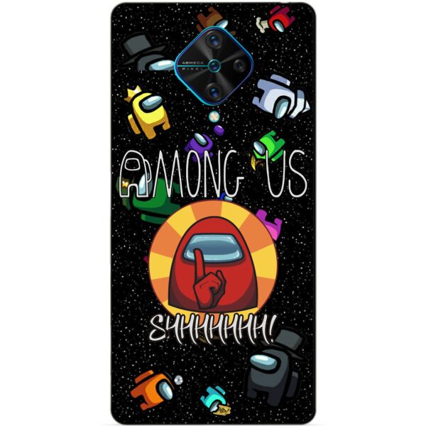 

Силиконовый бампер чехол Candy для Vivo V17 с рисунком Among Us