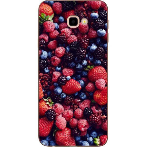 

Силиконовый бампер Candy для Samsung J4 Plus Galaxy J415 с рисунком Ягоды