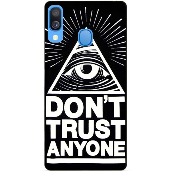 

Бампер силиконовый чехол Candy для Samsung A40 2019 Galaxy A405f с рисунком Trust