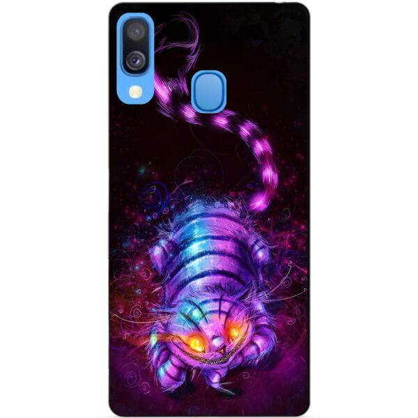

Силиконовый чехол Candy для Samsung A40 2019 Galaxy A405f с рисунком Чеширский кот