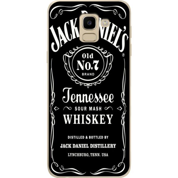 

Силиконовый бампер Candy для Samsung J6 2018 Galaxy J600 с рисунком Jack Daniels