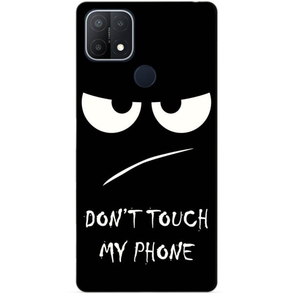 

Силиконовый бампер чехол Candy для Oppo A15 A15s с рисунком Глаза