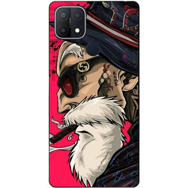 

Силиконовый бампер чехол Candy для Oppo A15 A15s с рисунком Дед в панаме