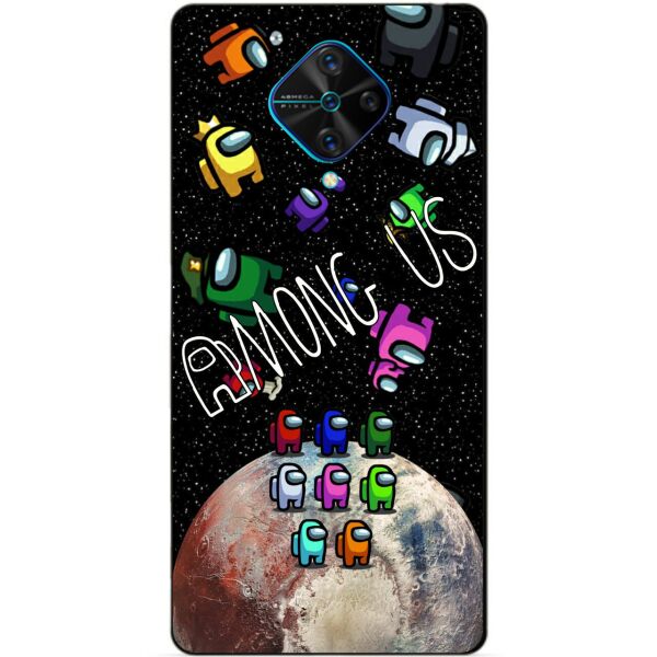 

Силиконовый бампер чехол Candy для Vivo V17 с рисунком Амонг Ас
