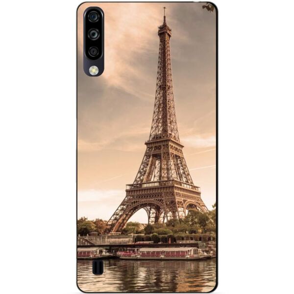 

Силиконовый чехол бампер Candy для ZTE Blade A7 2020 с рисунком Париж
