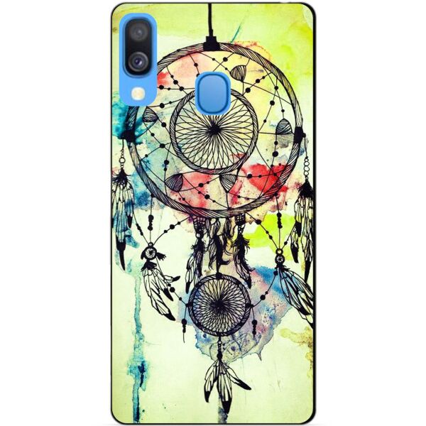 

Бампер силиконовый чехол Candy для Samsung A40 2019 Galaxy A405f с рисунком Ловец снов