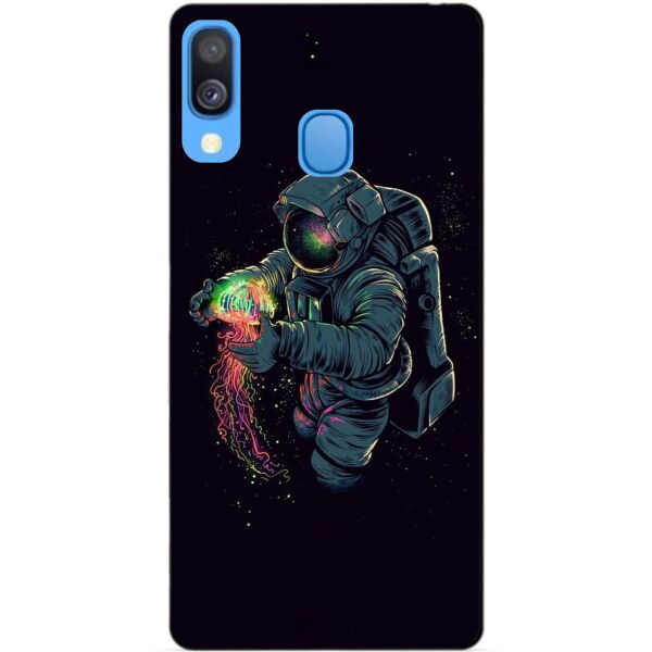 

Бампер силиконовый чехол Candy для Samsung A40 2019 Galaxy A405f с рисунком Медуза
