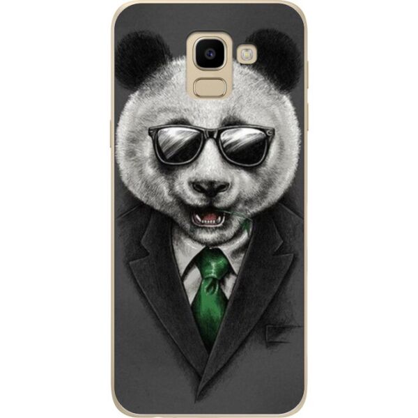 

Силиконовый бампер Candy для Samsung J6 2018 Galaxy J600 с рисунком Панда