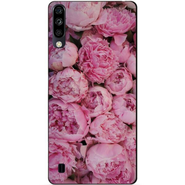 

Силиконовый чехол бампер Candy для ZTE Blade A7 2020 с рисунком Розовые пионы