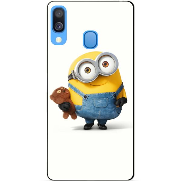 

Бампер силиконовый чехол Candy для Samsung A40 2019 Galaxy A405f с рисунком Миньон Боб