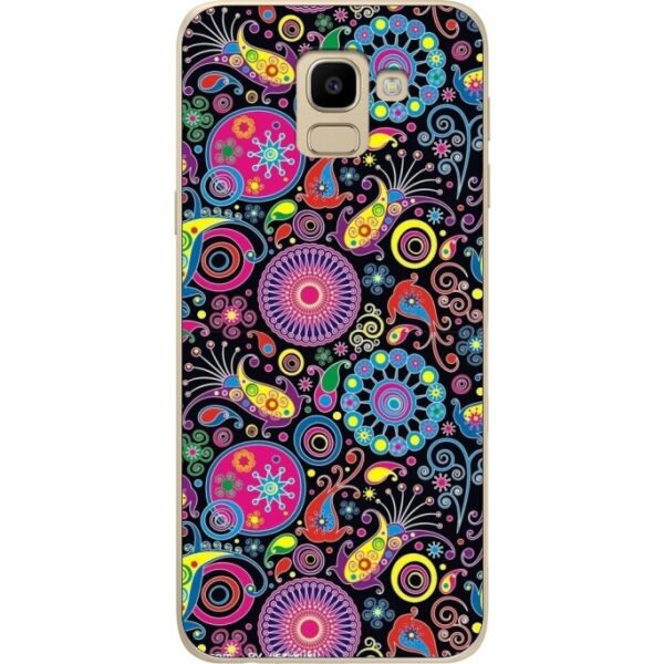 

Силиконовый бампер Candy для Samsung J6 2018 Galaxy J600 с рисунком Узоры