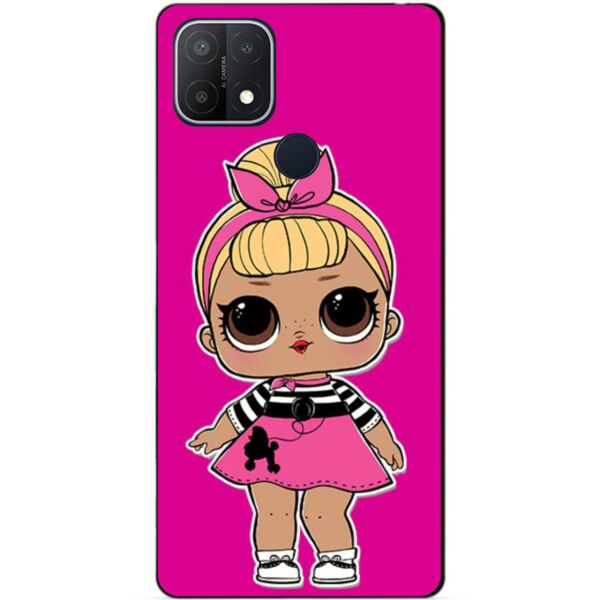 

Силиконовый бампер чехол Candy для Oppo A15 A15s с рисунком Кукла ЛОЛ