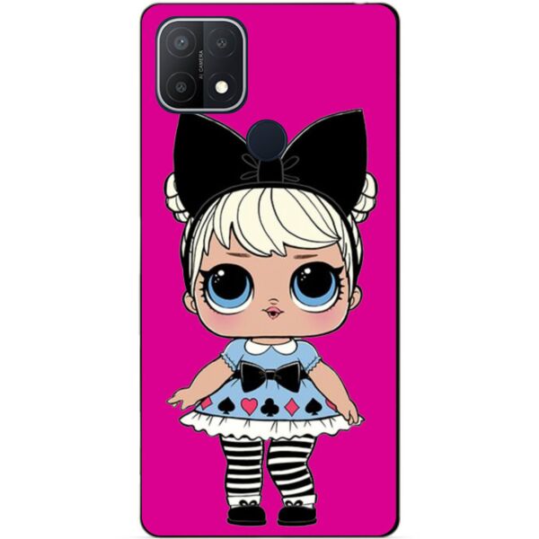 

Силиконовый бампер чехол Candy для Oppo A15 A15s с рисунком Куколка LOL