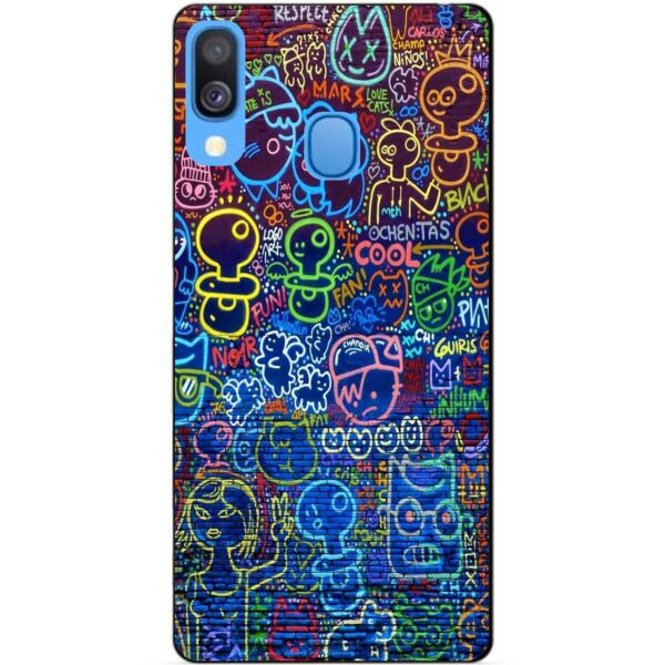 

Бампер силиконовый чехол Candy для Samsung A40 2019 Galaxy A405f с рисунком Рисунки