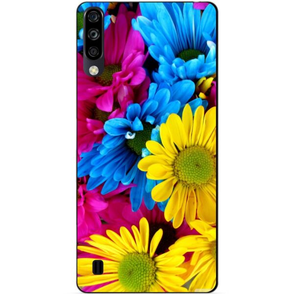 

Силиконовый чехол бампер Candy для ZTE Blade A7 2020 с рисунком Хризантемы