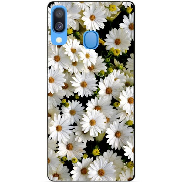 

Бампер силиконовый чехол Candy для Samsung A40 2019 Galaxy A405f с рисунком Ромашки