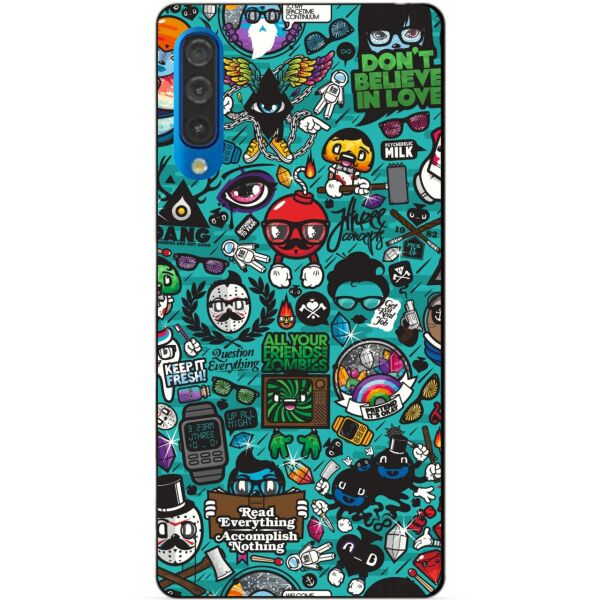 

Силиконовый чехол Candy для Samsung A50 2019 Galaxy A505f с рисунком Стикеры
